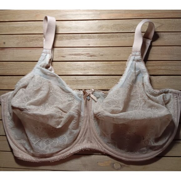 Wacoal Underwire Bra 34G Beige Nude Adjustable Straps Model 855186 - Picture 1 of 12